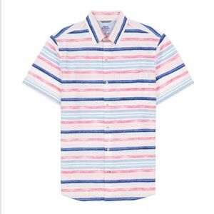 Men’s Izod Saltwater Multicolor Striped Button-Down Shirt
